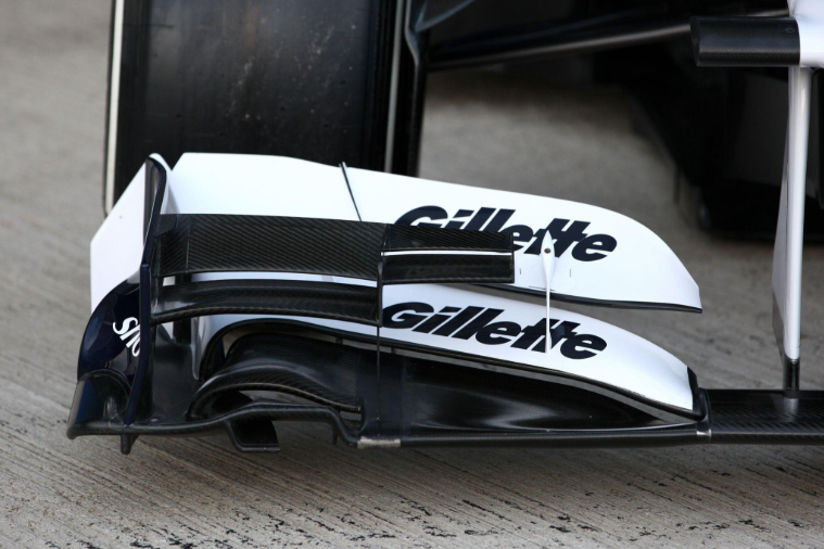 asa dianteira da formula 1