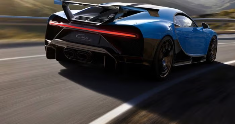 traseira do Bugatti chyron