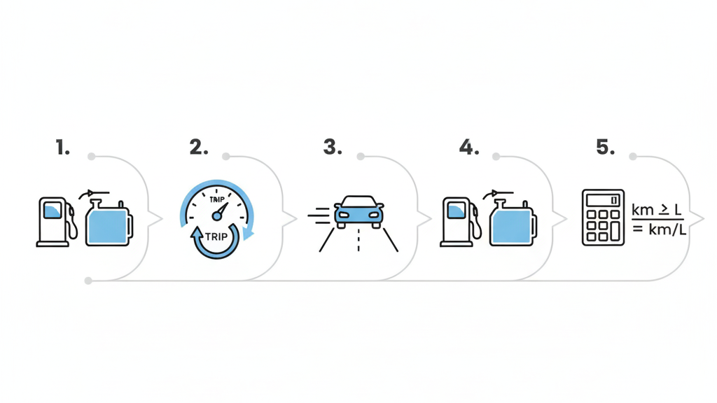 como medir consumo de combustível na prática