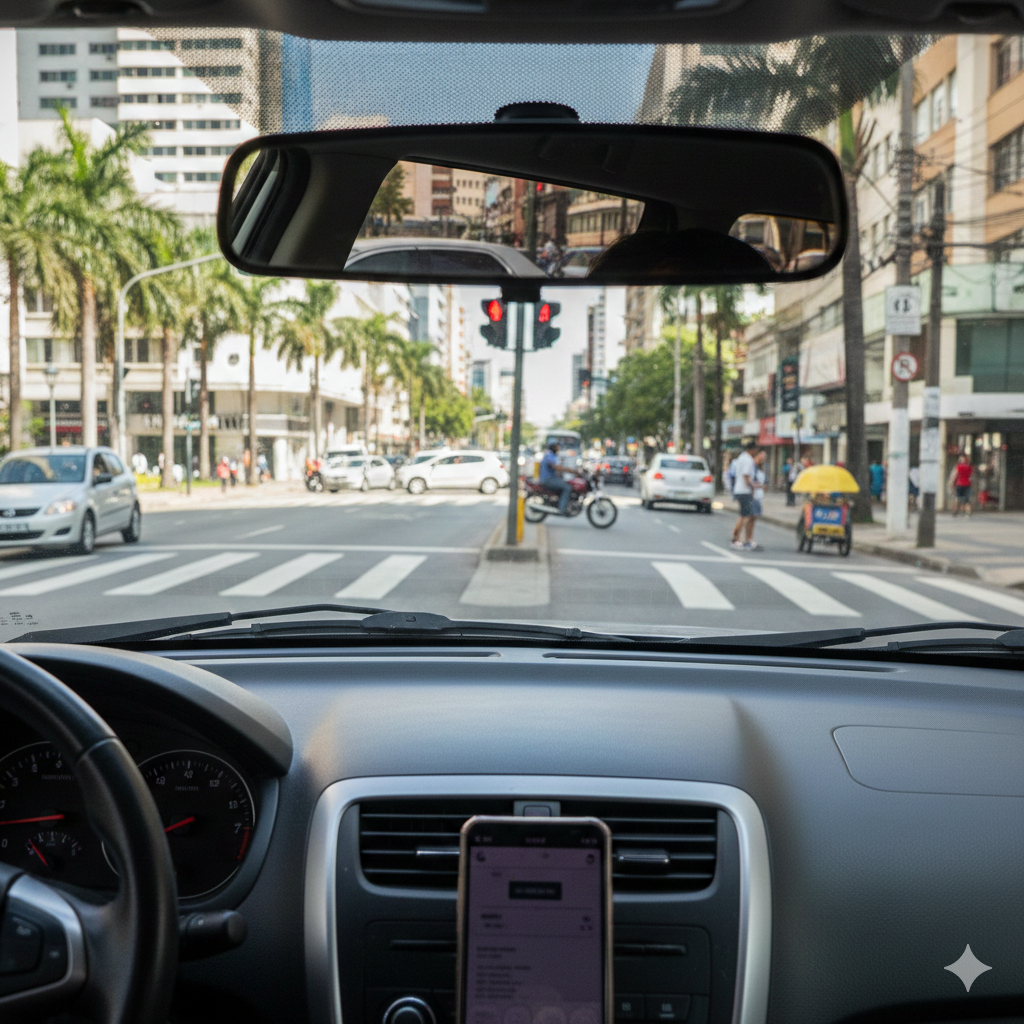 motor tremendo muito parado em marcha lenta