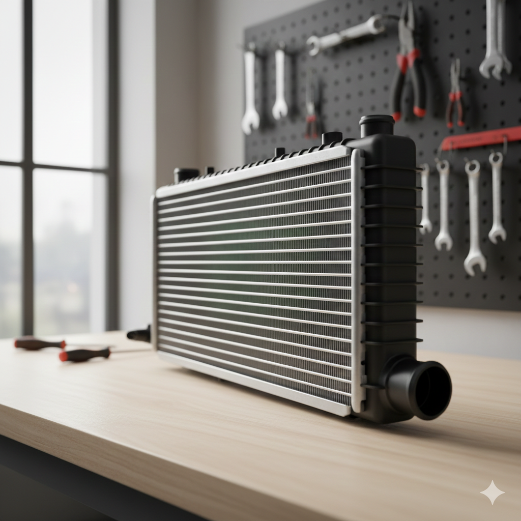 radiador entupido causando superaquecimento